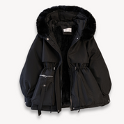 Alina dames winterparka – warme jas met capuchon en verstelbare pasvorm