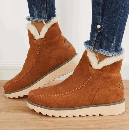 Waterdichte orthopedische warme laarzen voor dames, antislip, gevoerde Waterdichte orthopedische warme laarzen voor dames, antislip, gevoerde