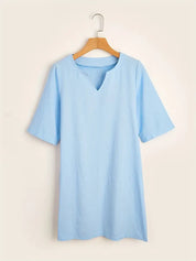 Caelina Jurk | Elegante 3/4 Mouw Jurk voor Dagelijks Comfort en Stijl