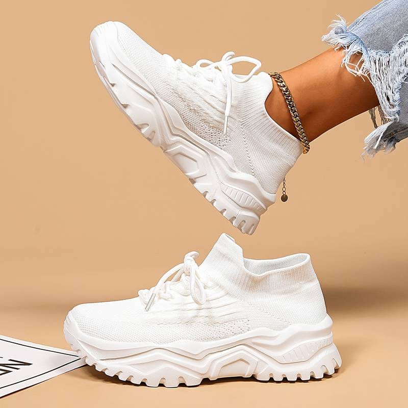Giulia Orthopedische Sneakers voor dames | Stretchy Comfortschoenen met Memory Foam en Voetboogondersteuning