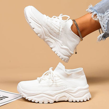 Giulia Orthopedische Sneakers voor dames | Stretchy Comfortschoenen met Memory Foam en Voetboogondersteuning