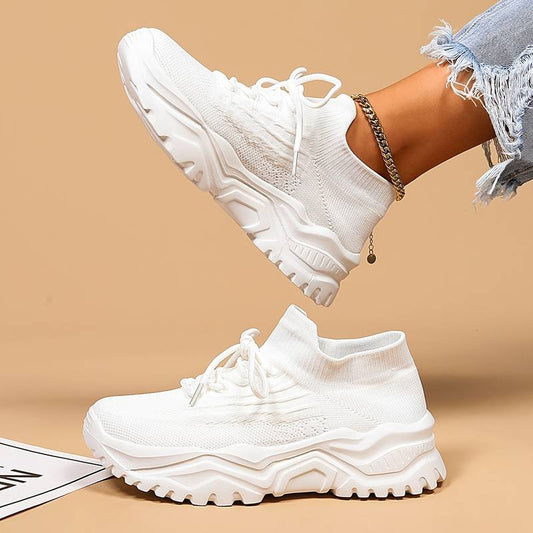 Giulia Orthopedische Sneakers voor dames | Stretchy Comfortschoenen met Memory Foam en Voetboogondersteuning