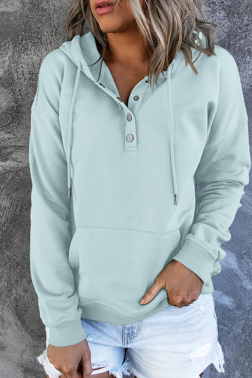Luna Hoodie | Basic Dames Hoodie Trui met Comfortabele Pasvorm en Effen Design