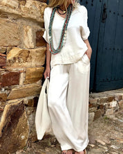 Vittoria Set | Elegante Damescombinatie van Blouse en Broek met Luxe Comfort