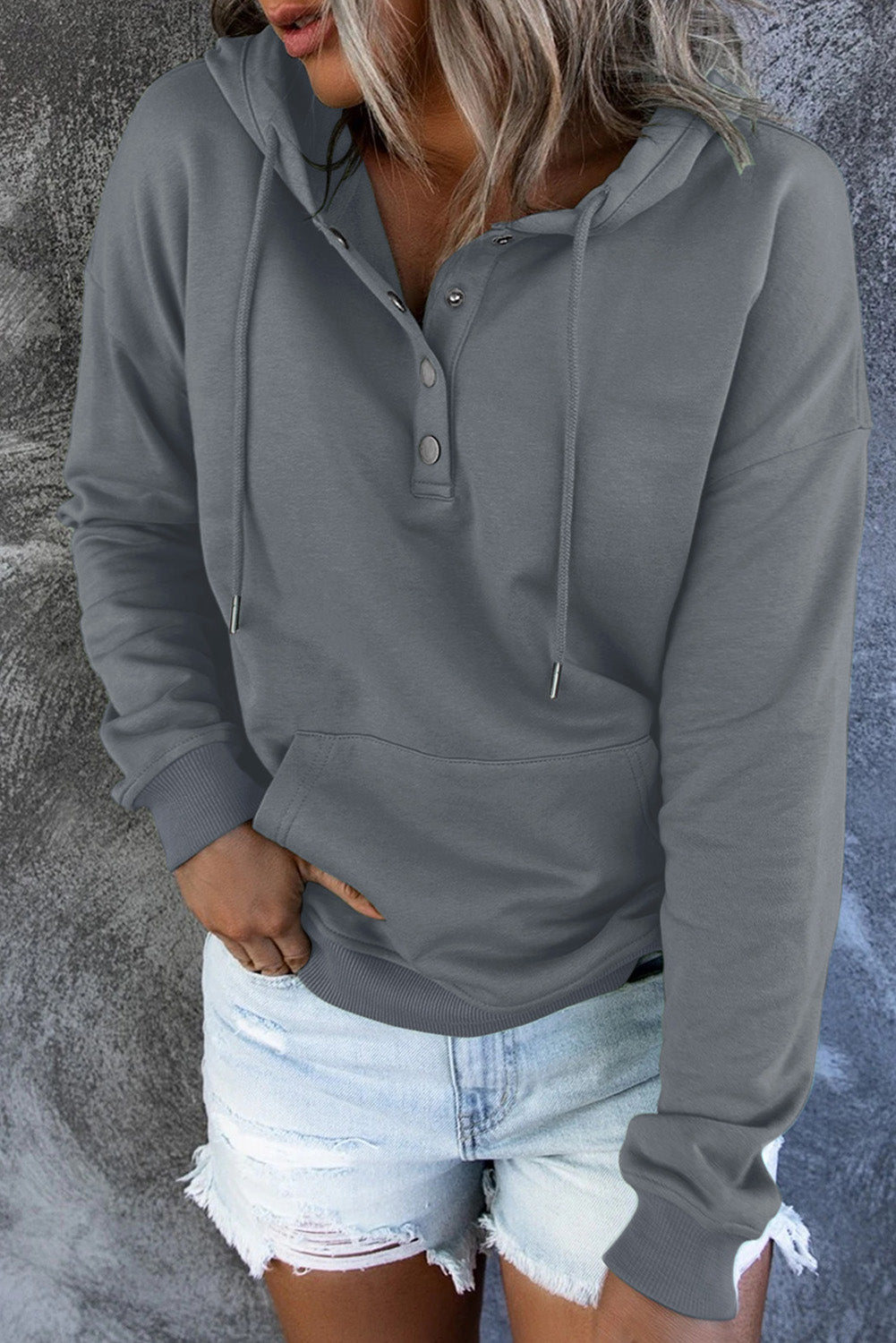 Luna Hoodie | Basic Dames Hoodie Trui met Comfortabele Pasvorm en Effen Design