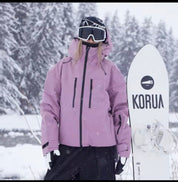 Unisex Ski Jas – Waterdichte Warm Gewatteerde Outdoor Winterjas van Elena Moretti