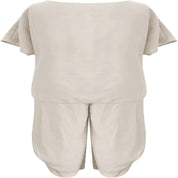 Daisy Set | Tweedelige Dames Set met Losvallende Culotte Broek en Comfortabele Top