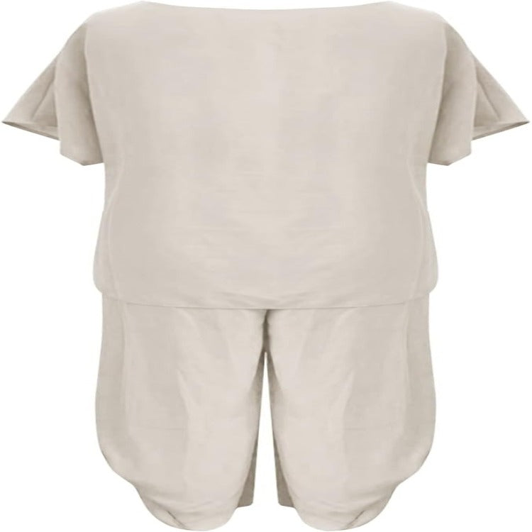 Daisy Set | Tweedelige Dames Set met Losvallende Culotte Broek en Comfortabele Top