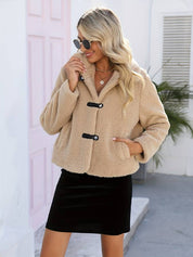 Amara Trenchcoat | Tijdloze Korte Teddy Trenchcoat van Waterafstotend Materiaal