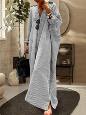 Adriana Jurk | Casual Zomerjurk met Strepenprint en Losse Pasvorm