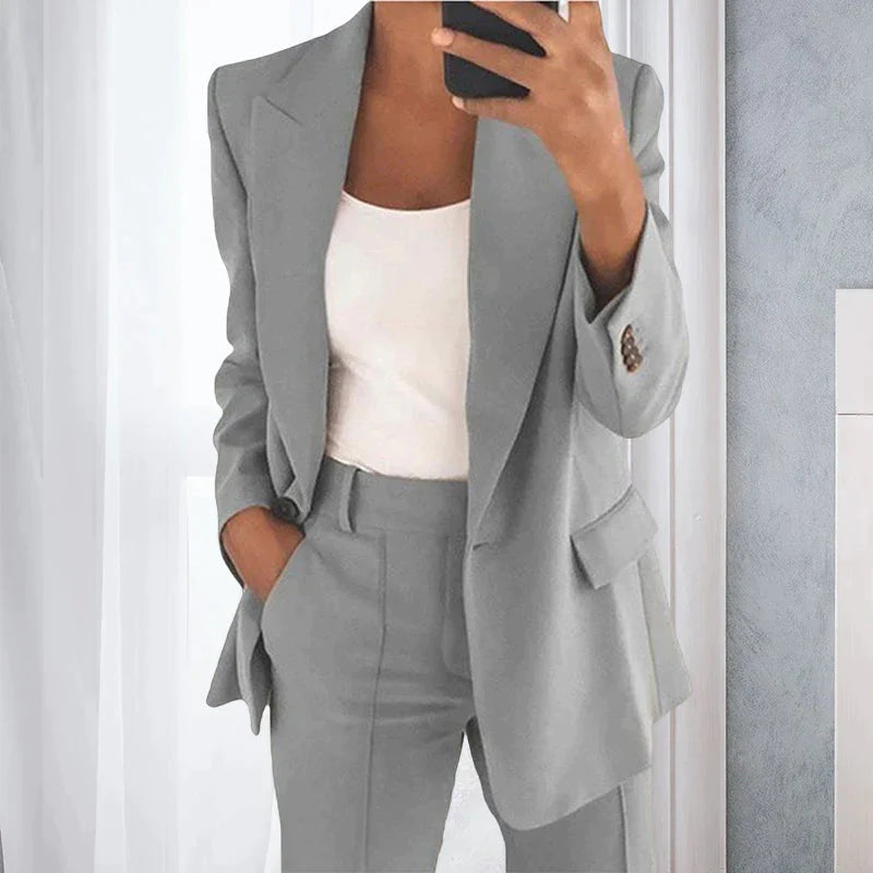 Sophia Blazer | Elegante Gesneden Blazer van Premium Materiaal voor Zakelijk en Casual Gebruik