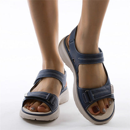 OrthoDaily Zomersandalen | Orthopedische Dames Sandalen met Brede Teendoos en Hielkussens
