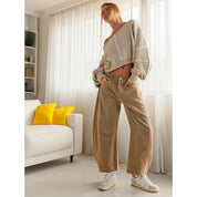 Anamalia Jeans | Wijde Pijpen Jeans met Hoge Taille en Luchtige Pasvorm