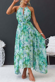 Aloysia Maxi Jurk | Zomerse Bloemenjurk met Elegante Taille en Luchtige Pasvorm