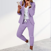 Camilla Blazer Set | Stijlvol Tweedelig Damespak met Blazer en Pantalon