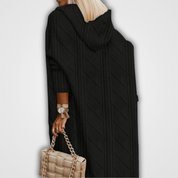 Sozaro Gilet | Gebreid Damesvest met Capuchon in Hoogwaardige Polyestermix