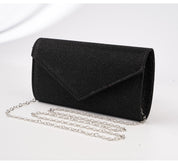 Luxe Glitter Clutch met Ketting | Elena Borsari