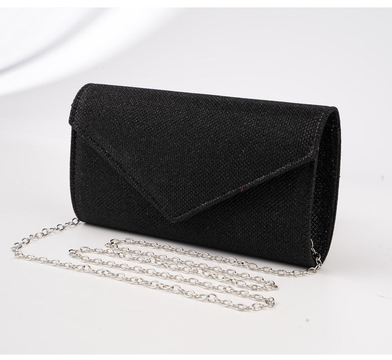 Luxe Glitter Clutch met Ketting | Elena Borsari