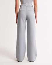 Bianca Hoge taille pantalon dames – geplooide pantalon met elegante tapered fit