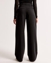 Bianca Hoge taille pantalon dames – geplooide pantalon met elegante tapered fit