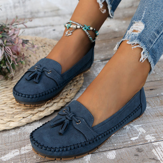 Alexis Loafers | Orthopedische Vintage Instappers Mocassins met Strik en Ergonomisch Comfort