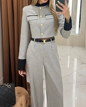 Luciana Set | Dames Formele Kledingset met Blazer en Broek in Elegante Tailoringstijl