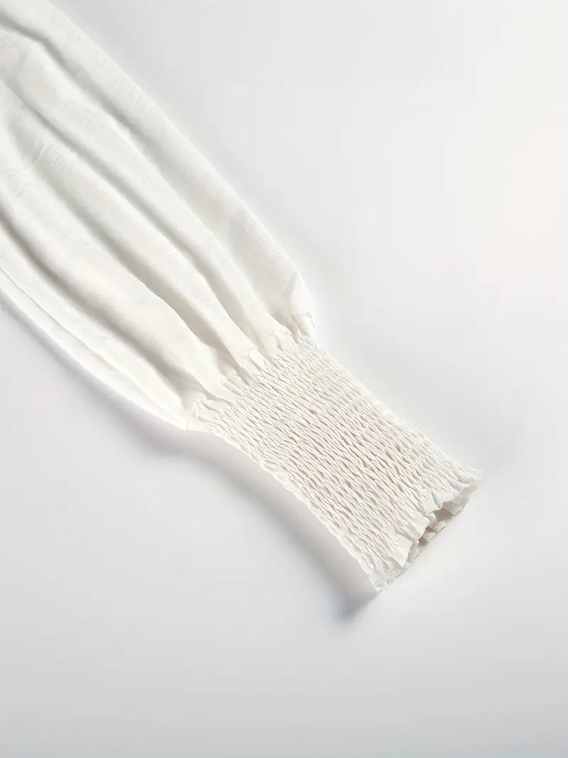 Albina™ Lantern Sleeve Blouse | Elegante Blouse met Lantaarnmouwen en Tijdloze Klasse