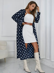 Allegra Dalmatian Cardigan | Dames Vest met Uniek Dalmatiërpatroon en Elegante Open Snit