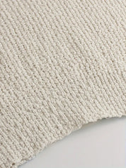 Carine Trui | Warme Gebreide Trui met Elegante V-Hals en Lange Mouwen