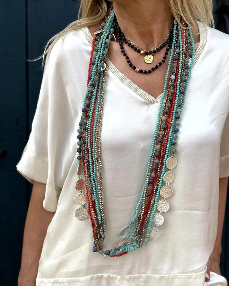 Vittoria Set | Elegante Damescombinatie van Blouse en Broek met Luxe Comfort