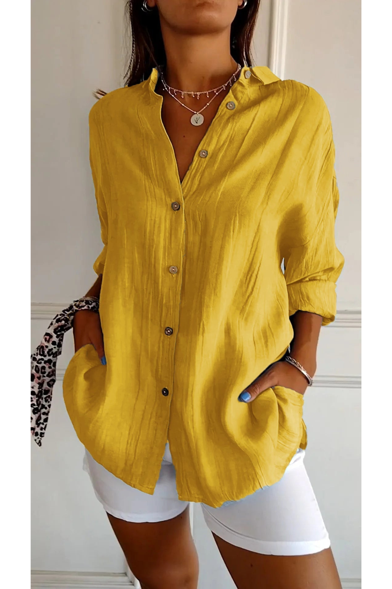 Valentina Shirt | Comfortabel Dames Shirt met Elegante Pasvorm en Ademend Materiaal