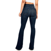 Alessia High-Waist Flared Jeans Dames – Retro Bell-Bottom Jeans met Stretch Pasvorm