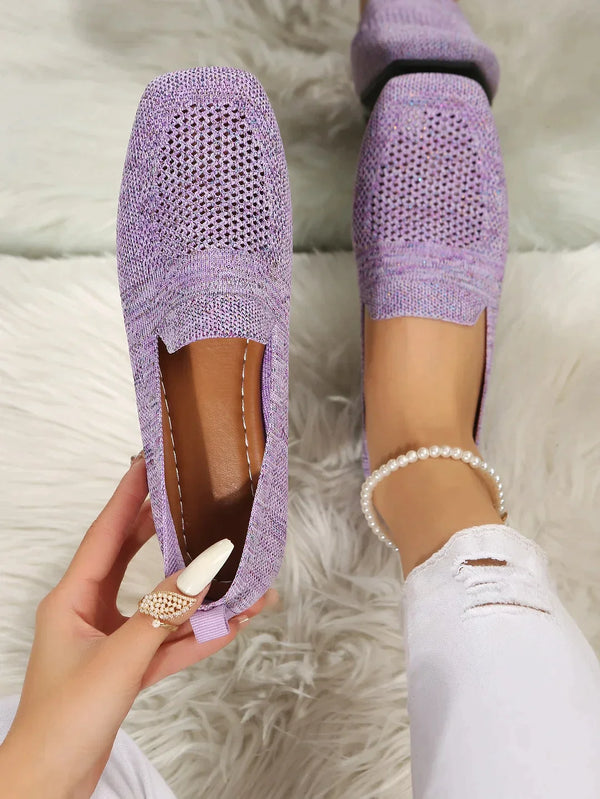 Alina Instappers | Ademend Mesh Slip-On Loafers met Flexibele Pasvorm voor Dames