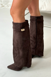 Hoge Laarzen Dames Met Flap | Valentine Belluci