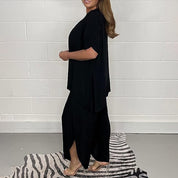 Daisy Set | Tweedelige Dames Set met Losvallende Culotte Broek en Comfortabele Top