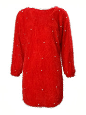 Aurora Sheer Shirt Dress | Dames Blousejurk met Verfijnde V-Hals en Luchtige, Half Doorschijnende Stof