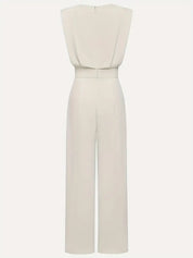 Jumpsuit Dames met Hoge Taille en Rechte Pijpen, Elegante Look - Vivienne Altieri