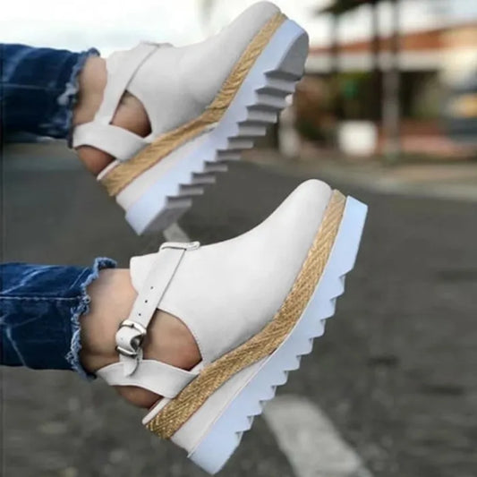 Lucia Sandalen | Comfortabele Dames Wedgesandalen met Ondersteunende Pasvorm en Stijlvolle Hak