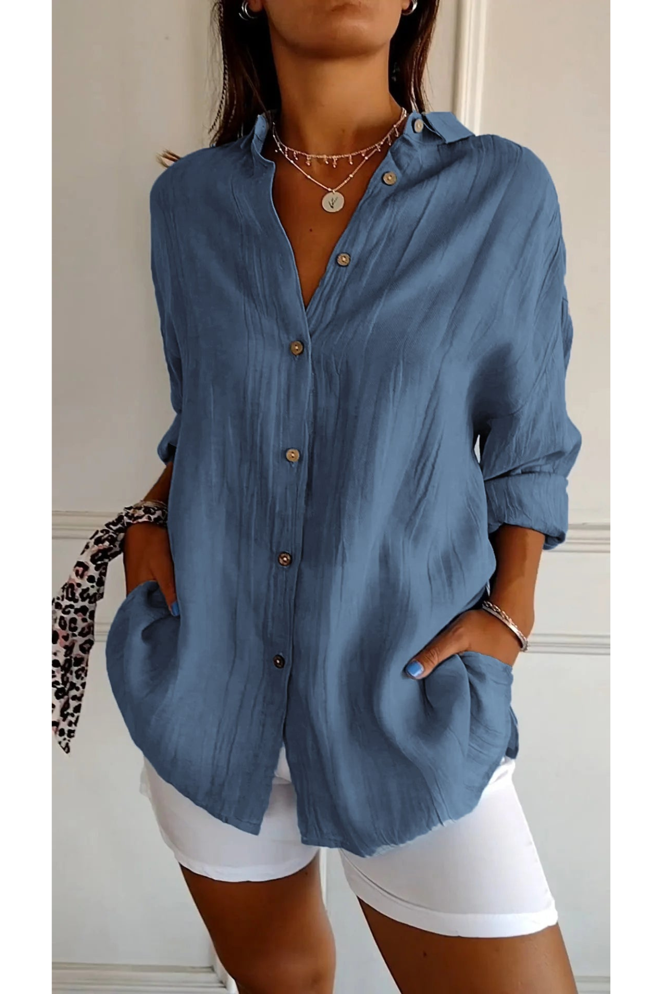 Valentina Shirt | Comfortabel Dames Shirt met Elegante Pasvorm en Ademend Materiaal