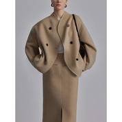 Sophia Fudus Oversized Damesjas | Elegante en Nette Knoopsluiting en Comfortabele Pasvorm voor Elke Gelegenheid