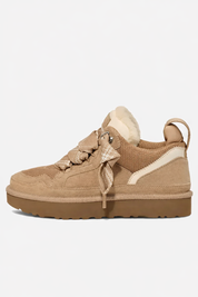 Warme suede winterboots dames – gevoerde Belle winterlaarzen met gripzool