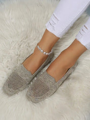 Alina Instappers | Ademend Mesh Slip-On Loafers met Flexibele Pasvorm voor Dames