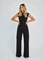 Giulia Jumpsuit | Chique Dames Jumpsuit met Wijde Pijpen en Elegante Pasvorm