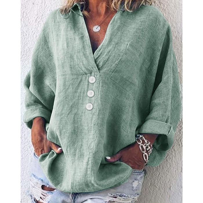 Siena Blouse | Ibiza-Stijl Damesblouse met Bohemien Flair en Luchtige Pasvorm
