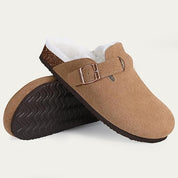 Siena dames instapklompen – gevoerde wintermuilen met teddyvoering