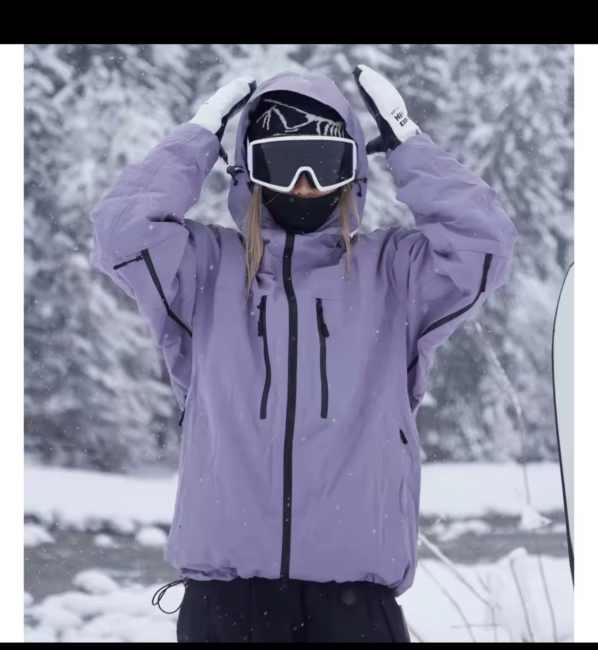 Unisex Ski Jas – Waterdichte Warm Gewatteerde Outdoor Winterjas van Elena Moretti