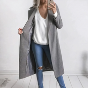 Elvira Trenchcoat | Lange Jas met Getailleerde Pasvorm en Tijdloze Elegant