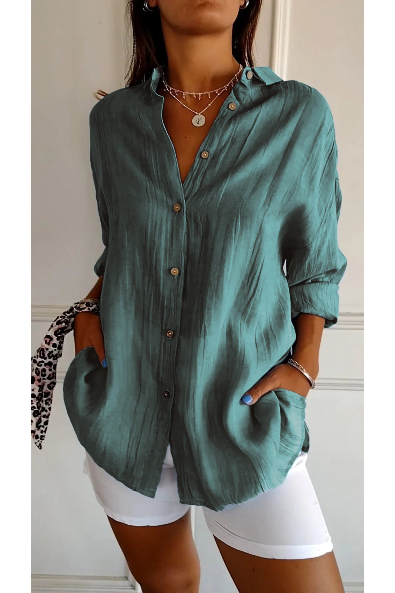 Valentina Shirt | Comfortabel Dames Shirt met Elegante Pasvorm en Ademend Materiaal