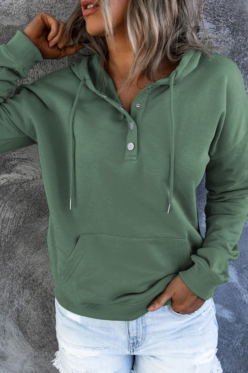 Luna Hoodie | Basic Dames Hoodie Trui met Comfortabele Pasvorm en Effen Design
