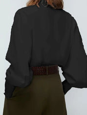 Albina™ Lantern Sleeve Blouse | Elegante Blouse met Lantaarnmouwen en Tijdloze Klasse
